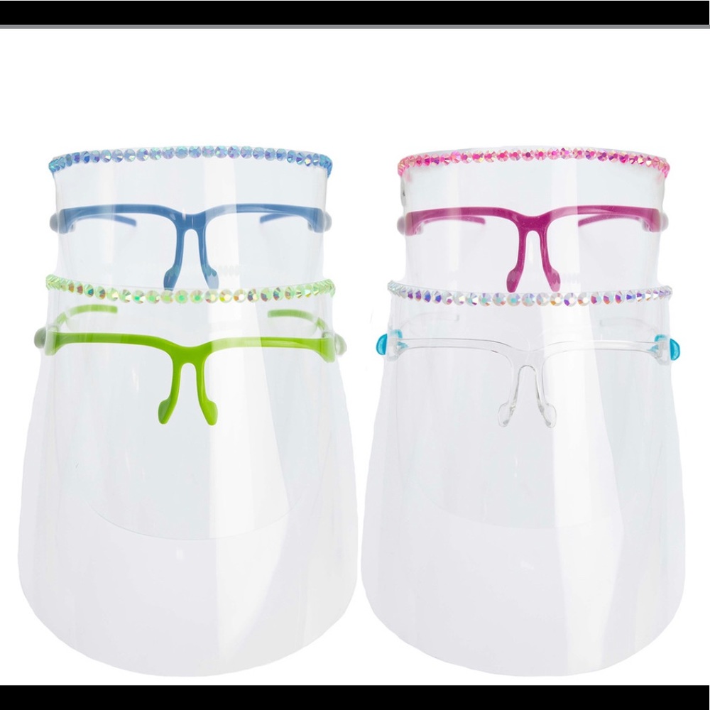 Protective Face Shield Blue Stone Reusable Glasses